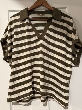 Madewell Relaxed v-neck polo shirt